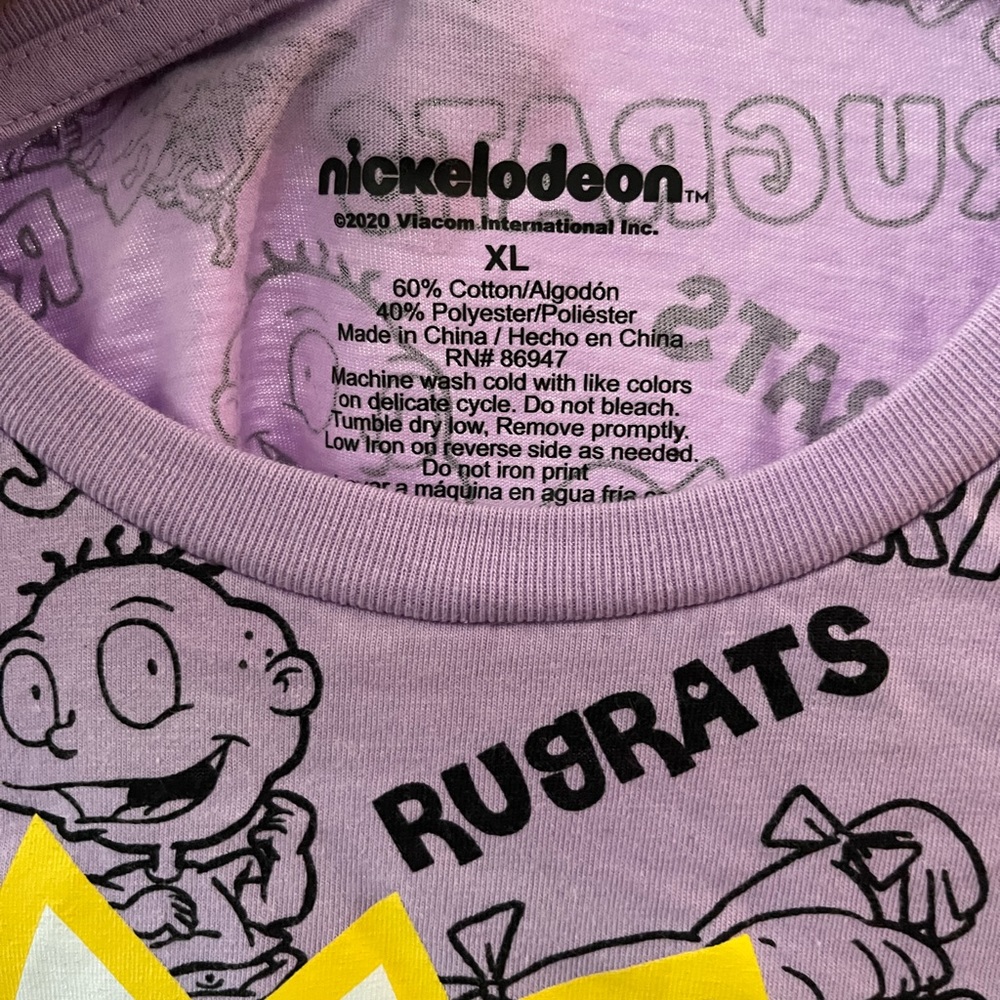 NWOT Rugrats Cropped Tee - Picture 3 of 3